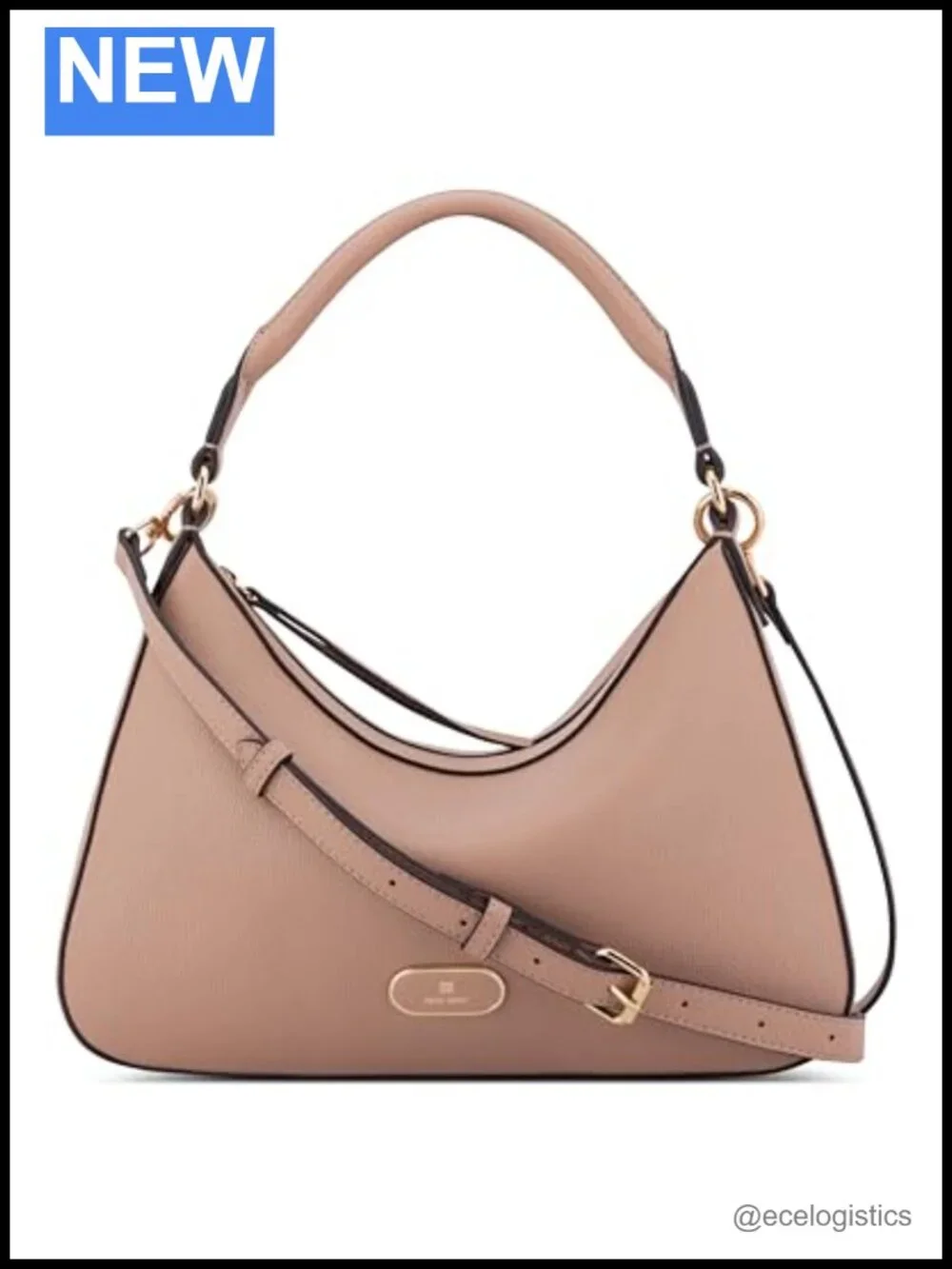 Nine West Convertible Hobo Shoulder Bag Faux Leather